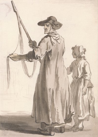 London Cries: A Lace Seller by Paul Sandby